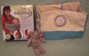 Diaper Bag, Sling and Elephant