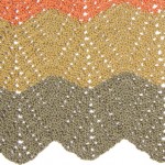 Double V-stitch Ripple Blanket