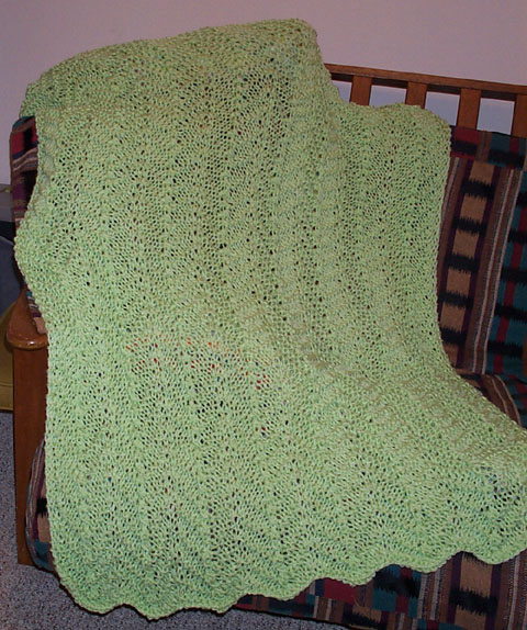 Green Baby Blanket
