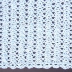 No Beginning Chain Lacy Shell Afghan
