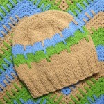 Top Down Elongated Stitches Baby Hat