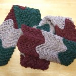 Feather and Fan Tube Scarf