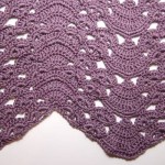 Fans and Pansies Ripple Blanket