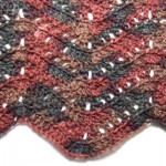 Filet Blocks Ripple Blanket