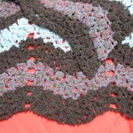 Lacy Check Ripple Afghan