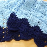 Lacy V-stitch Ripple Afghan