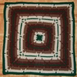 In-the-Round Square Navajo Lap Blanket