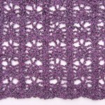 No Beginning Chain Strawberry Lace Blanket